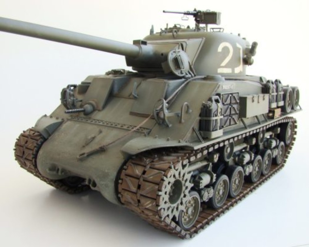 Building an Accurate M50 Sherman from the Tamiya M4-105 RC Kit 1/16 Scale