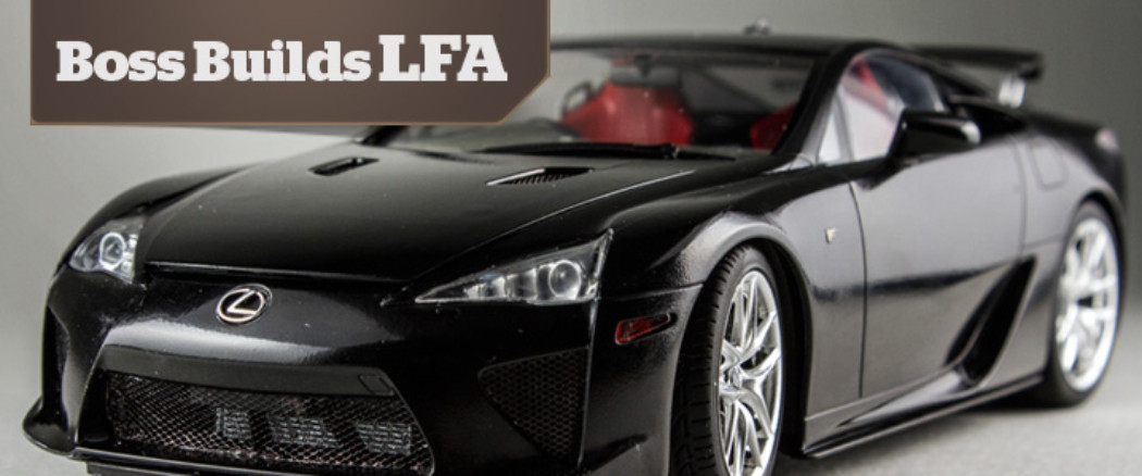Boss Builds: Lexus LFA – Part 3 – Decals & Masking