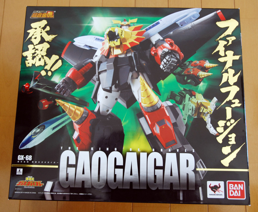 GX-68 Soul of Chogokin Gaogaigar by Bandai  (Part 1: Unbox)
