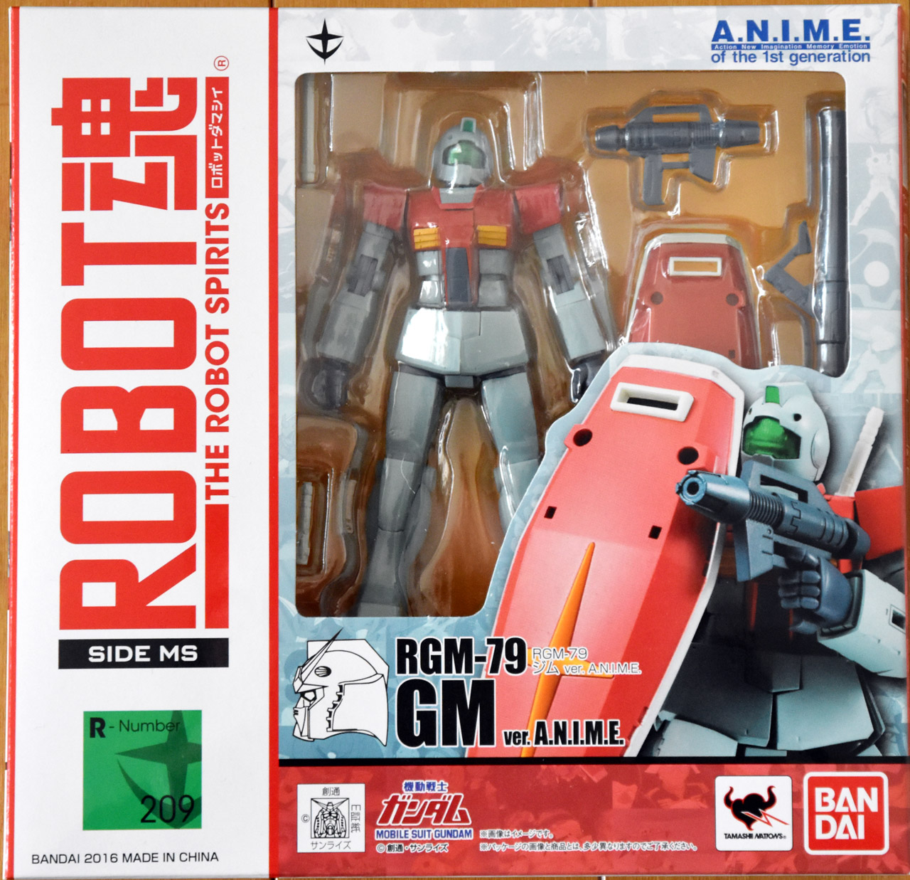 Robot GM ver. A.N.I.M.E. by Bandai (Part 1: Unbox) - hobbylink.tv