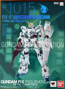 Metal Composite Unicorn Gundam Final Battle Ver. by Bandai (Part 1: Unbox)