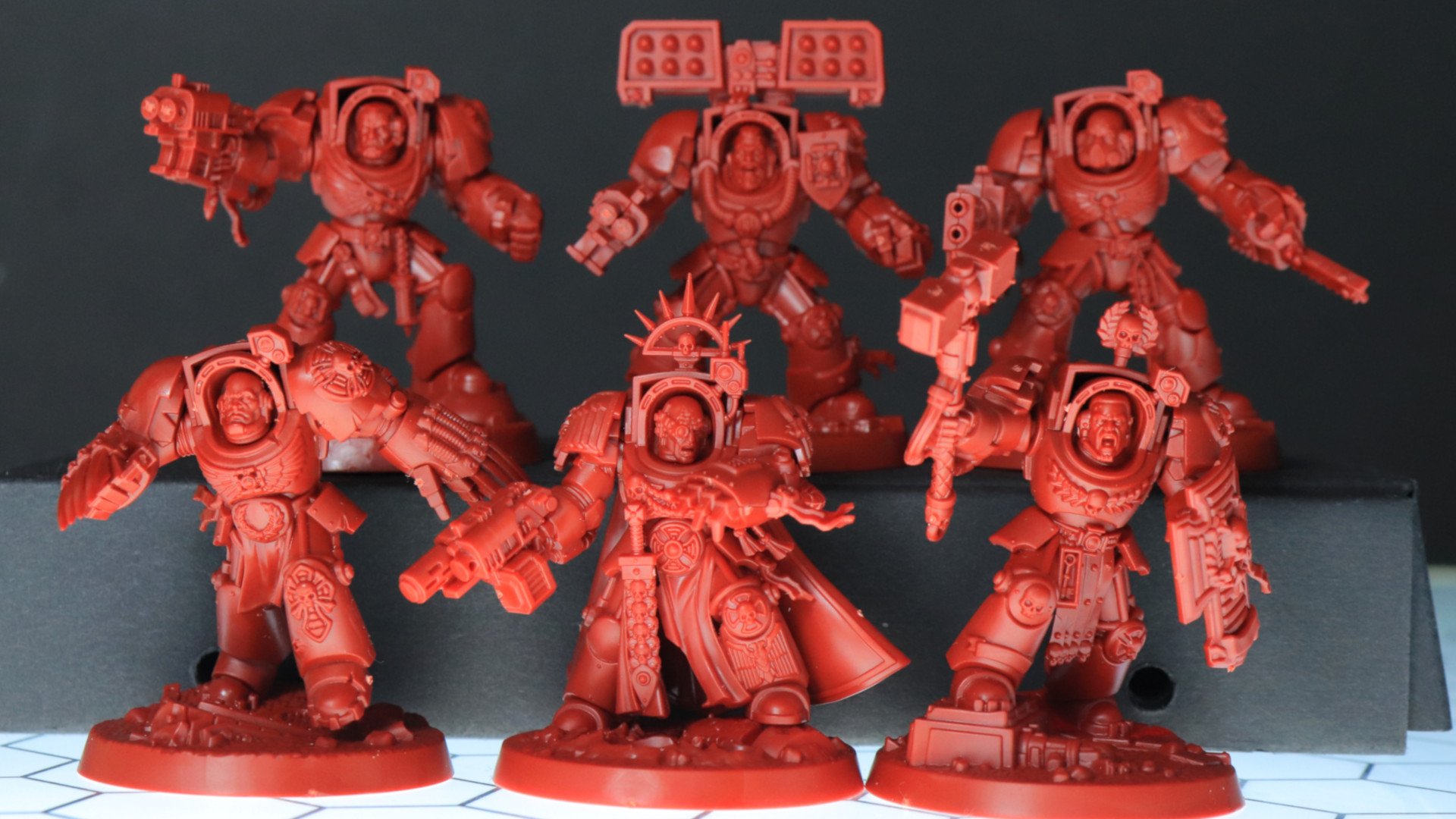 Max Factory Space Marine Heroes Series 2 Warhammer 40000 6pcs Model Kit for sale online 
