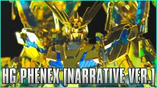 1/144 HGUC Unicorn Gundam 03 Phenex (Narrative Ver.) [Gold Coating] Review