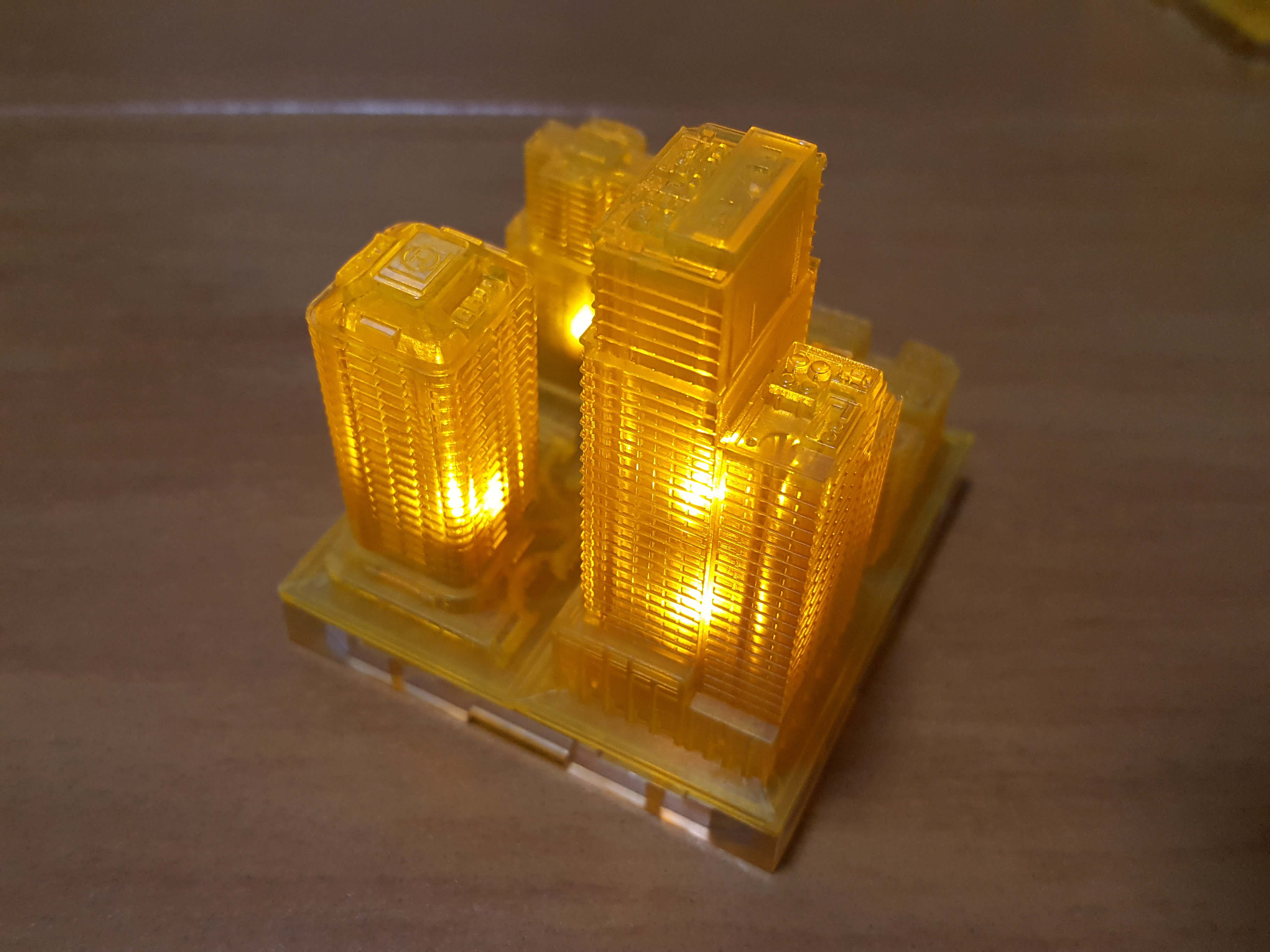 1/2500 GeoCraper Illumination Unit Yellow Set (3pcs) [HLJ Exclusive]