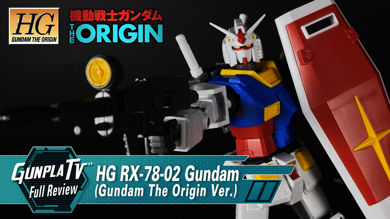 HG Mobile Suit Gundam THE ORIGIN RX-78-02 Gundam 1/144 Scale Color-coded Plastic 