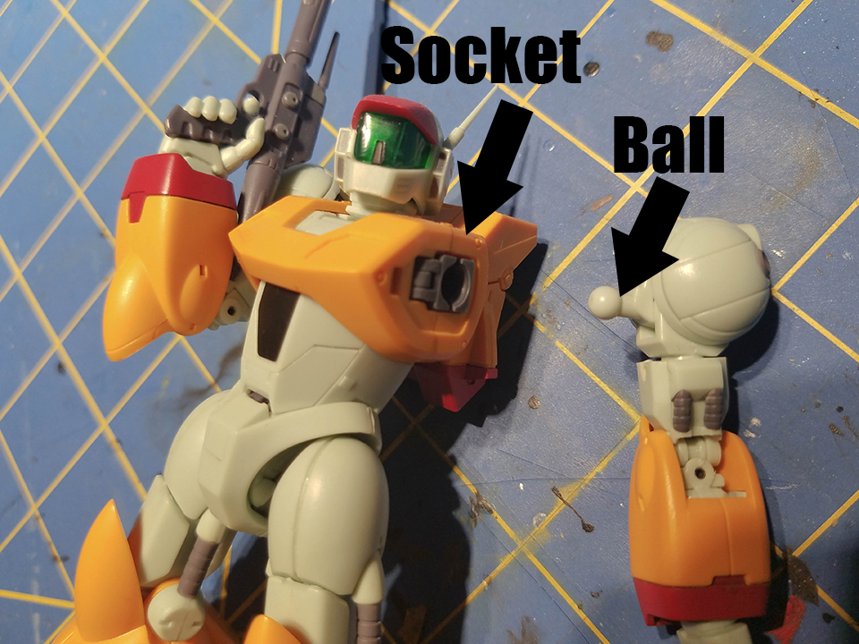Details about   1PCS random Color Poseable Action Figure Ball Joints Repair Parts Accessories 