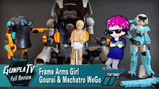 Frame Arms Girl Hand Scale Gourai with 20 MechatroWeGo Brown