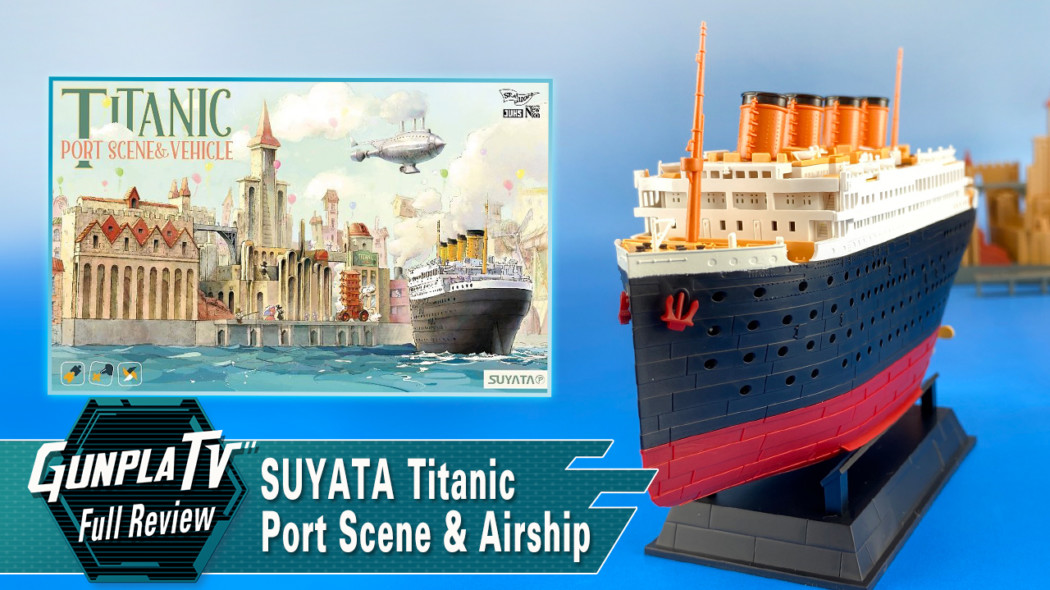Titanic Port Scene and Airship