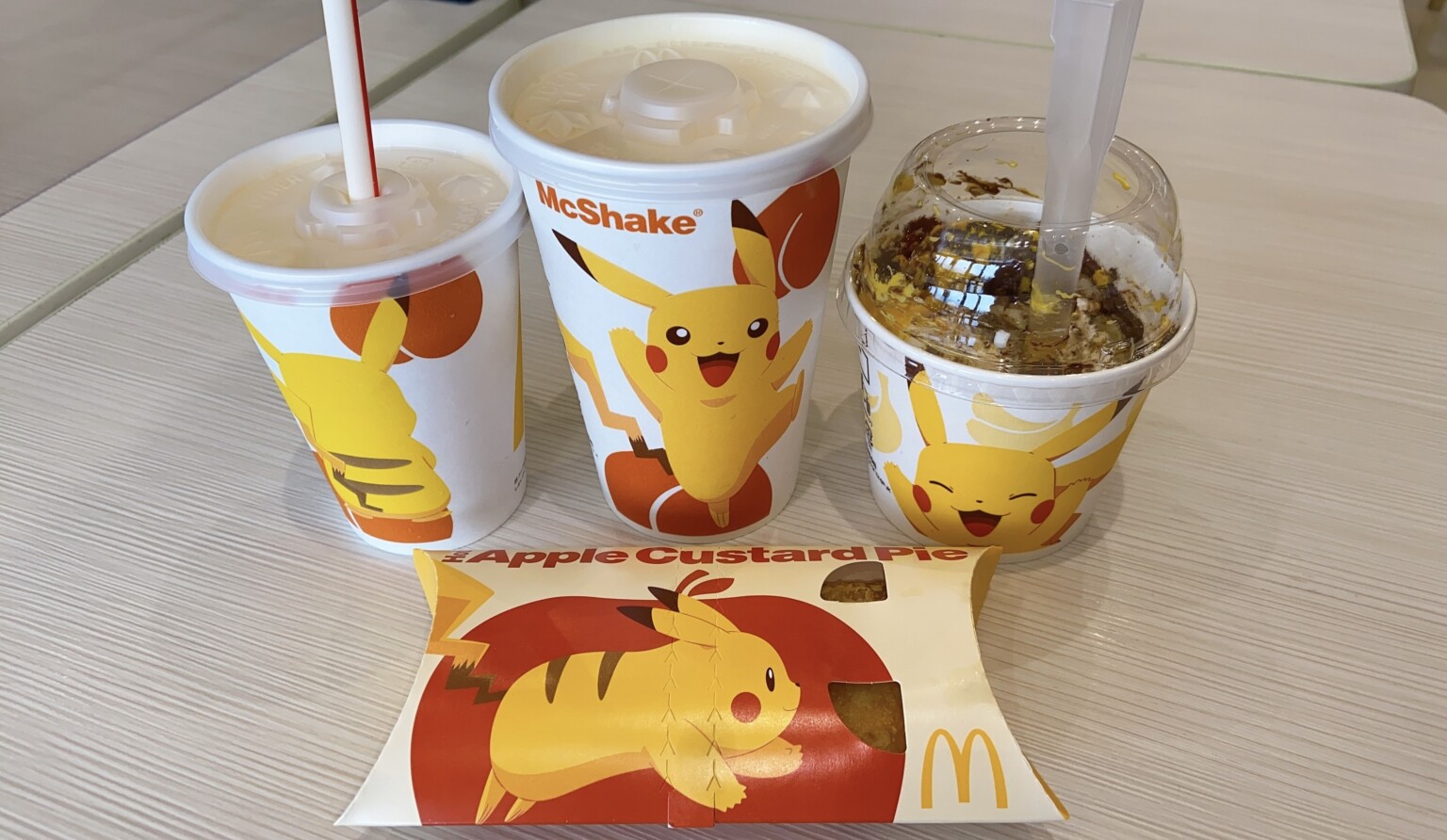 A Trio of Pikachu Sweets at Mcdonald's! hobbylink.tv