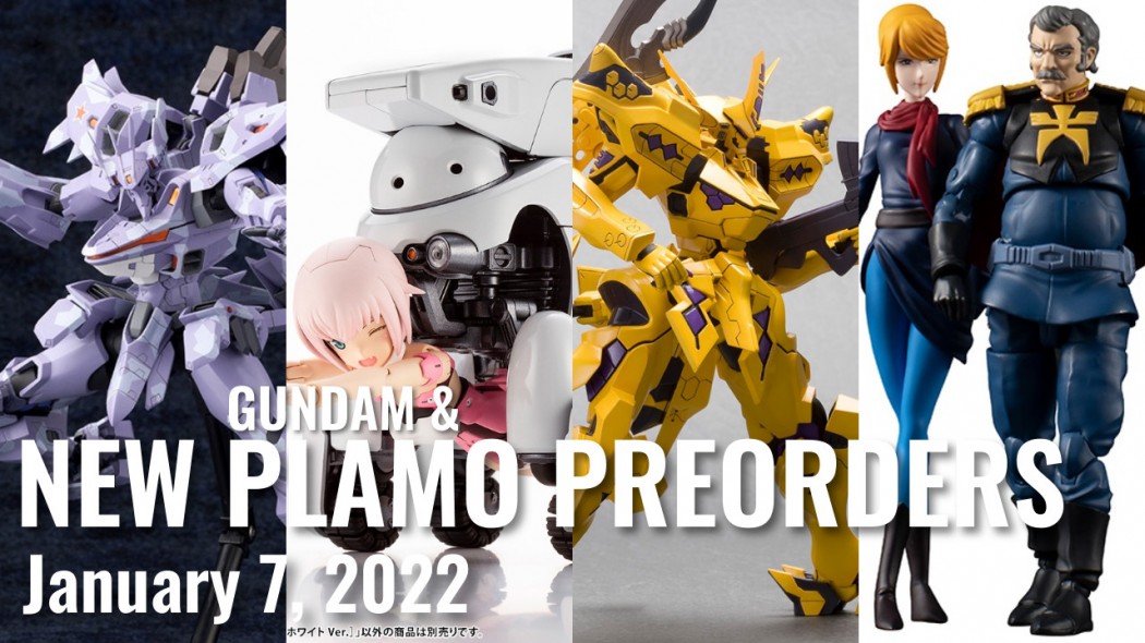 New Gundam & Plamo Preorders For January 7, 2022
