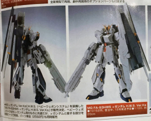 MG Heavy Weapons System Nu Gundam
