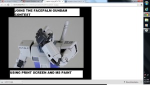 Facepalm Gundam
